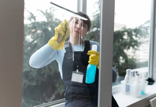 Nettoyage de vitres intérieures et extérieures à Amfreville-la-Mi-Voie